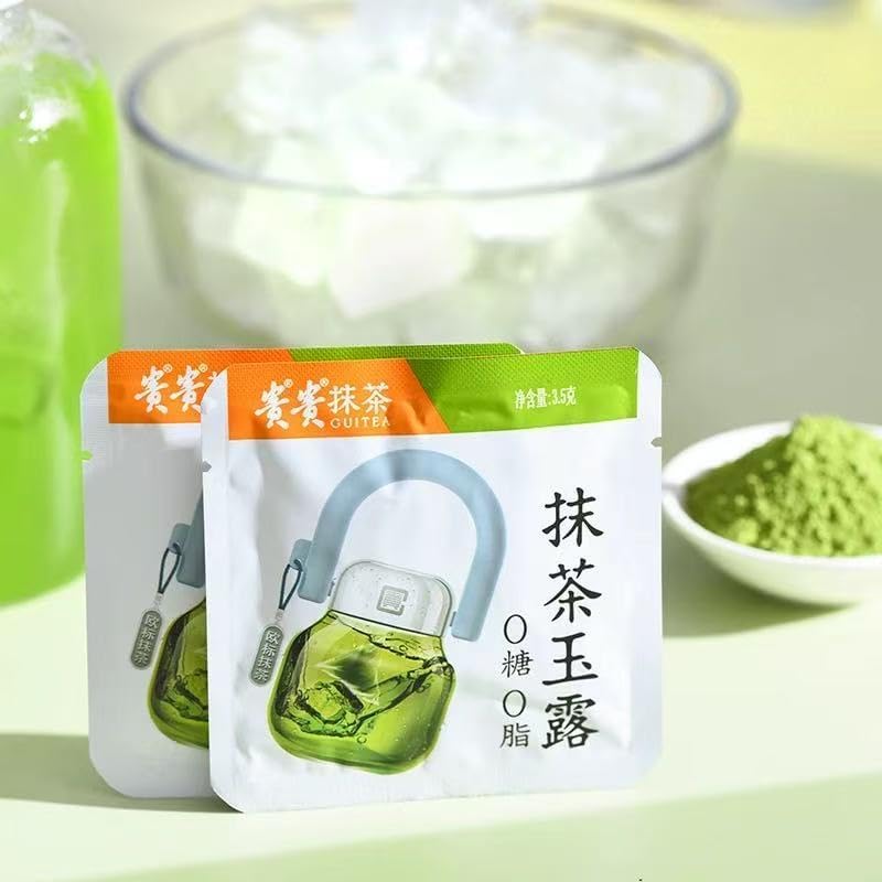 Organic Matcha Green Tea Cold/Hot Tea Drink 3.5g*15bag, Single Serve Stick Packs, Low Caffeine Perfect for Home, Office, or On-the-Go