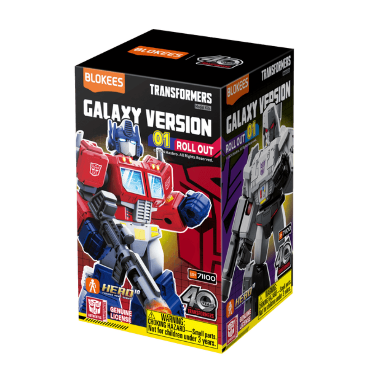 Blokees Figures Transformers Galaxy Version 01 Roll Out