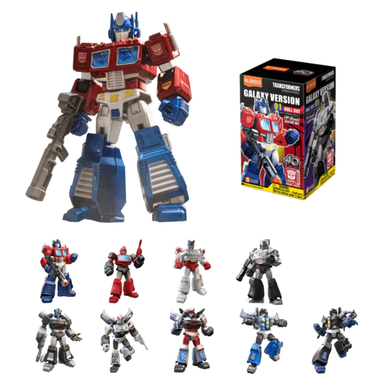 Blokees Figures Transformers Galaxy Version 01 Roll Out